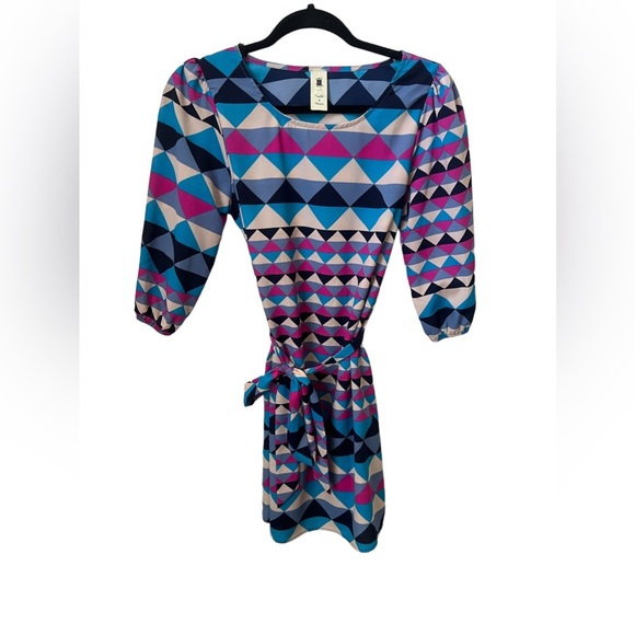 Needle & Thread Geometric Colorful Dress Size Small - Picture 1 of 4